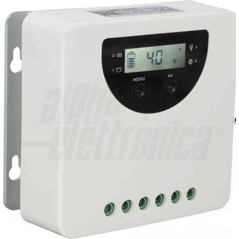Regolatore di carica MPPT 20A - 12/24Vdc - Input 100V - per impianto fotovoltaico