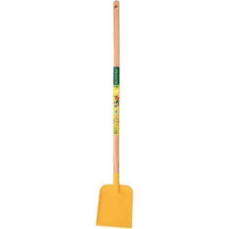 Pelle Carrée Plastique Enfant manche bois certifié PEFC 100% - Leborgne (1/5)