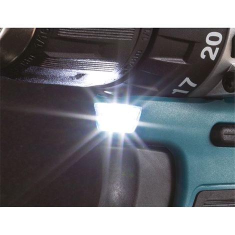 Makita – Perceuse visseuse 18V Li-ion 40Nm – Moteur sans charbon – 2 vitesses – Éclairage LED – Pour bois dur et béton armé — vue 6