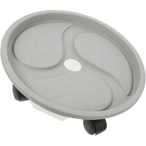 Support pour Pots de Fleurs avec roulettes Plateau de Jardinière Mobile avec Bac à Eau Support de Plantes Intérieur et Extérieur Capacité Protection de Sol et Facilité de (1/5)