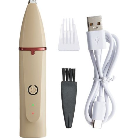 Tondeuse électrique pour poils d'animaux (chiens et chats), rechargeable, sans fil, avec une lame sûre et un design ergonomique.-AquaForge (1/5)