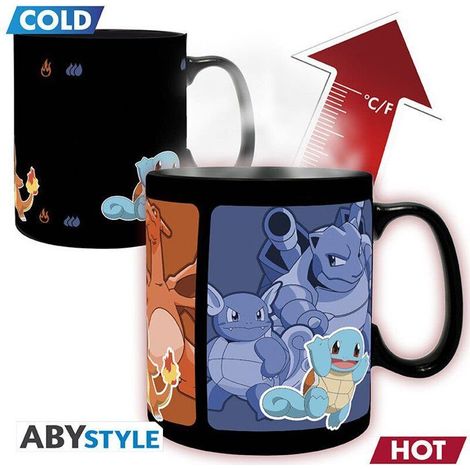 Tasse mit Wärmewechsel  Pokemon  Evolution 460 Ml