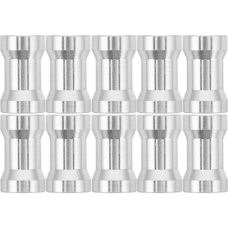 Lot de 10 vis de Fixation pour trépied d'appareil Photo : adaptateurs de vis mâles/Femelle 3/8" à 1/4" pour Pieds de Micro, Supports de Flash, trépieds et Autres pièces de (1/5)