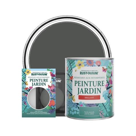 Peinture Jardin, Finition Brillante - Graphite (1/3)