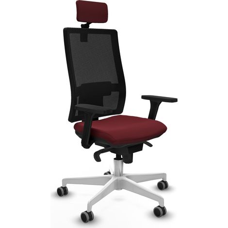 Sedia da ufficio piqueras y crespo Horna nero braccioli 3D
