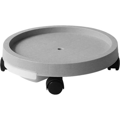 Support roulettes pour plantes en pot gris 244 cm (1/5)