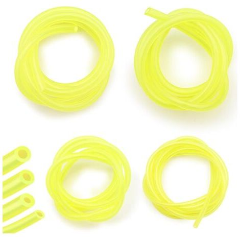 4 Lot de 1M Tuyau Durite D'Essence, Durite Essence,Tuyau Carburant, Tuyau Carburant pour Souffleur Coupe-Bordure Tronçonneuse Debroussailleuse, 4 Tailles (Φ de 3 x 6mm, 3 x 5mm, 2.5 x 5mm, 2 x 3.5mm) (1/4)