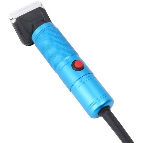 Cisailles électriques pour moutons et chiens, tondeuse rechargeable avec tête de coupe pour moutons et chèvres, bleue, prise UE 100-240 V