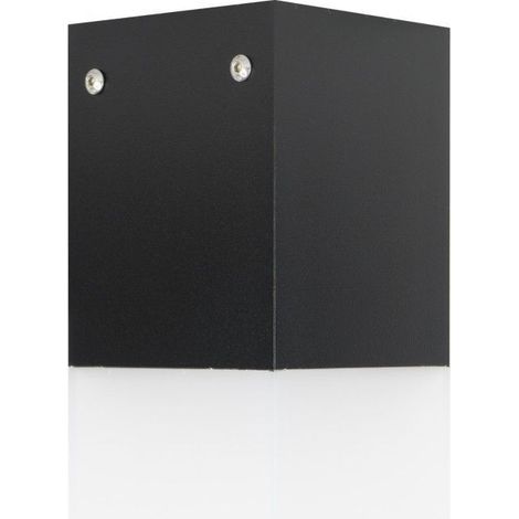 Plafoniera esterna spot SU-MA Cube nera E27 IP44 22x10cm (1/3)