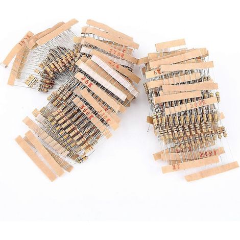 Sortiment mit 1000 Kohleschichtwiderständen, 1/2 W, 1-10 MΩ, elektronische Bauteile