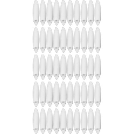 Bouchons en bois de 100mm, 9.5 pièces, pour gabarit de trou de poche, accessoires d'outils de travail (blanc)-Crezuo