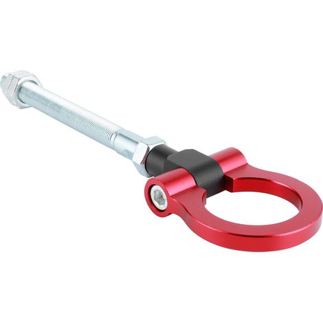 Anneau de remorquage pliable robuste IS2303 pour Subaru BRZ / Impreza / WRX / STi - Crochet de traction renforcé rouge (1/5)