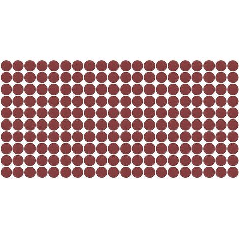 200 Stück rote Schleifscheiben, 1 Zoll (25 mm), rückseitig beflockt, feuchtigkeits- und hitzebeständig, Schleifwerkzeuge für Autopolitur