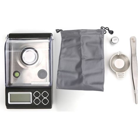 Balance digital professional of high precision, Mini powder electronic for jewelry, in milligrammes, 20g/0.001g (1/5)