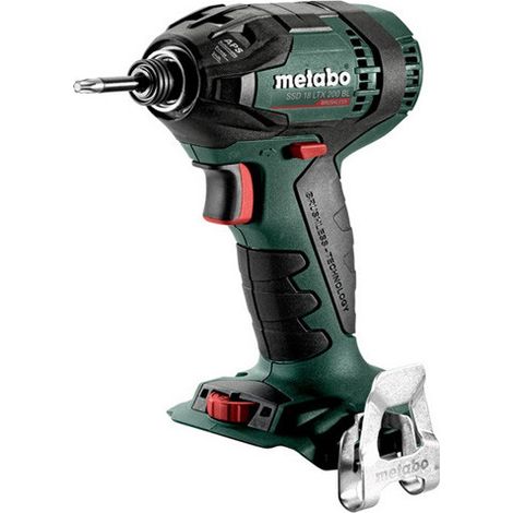 Metabo – Visseuse à chocs sans fil 18V – Moteur Brushless – Couple max 200 Nm – 12 vitesses – Pour vis autoforeuses – Lampe intégrée (1/10)