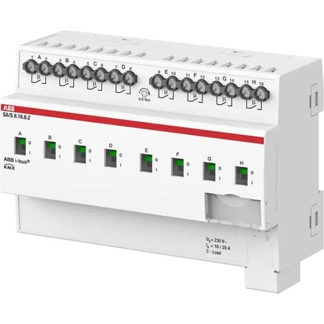 ABB SCHALTAKTOR,8F,16A,CL,EF SA/S8 (SA/S8.16.6.2) (1/2)