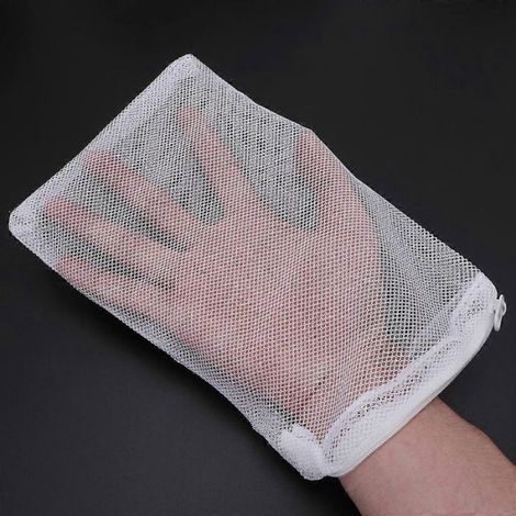 Sac Filtrant Reutilisable - Aquarium - Polyester - Fermeture Eclair - 20 x 30 cm - Lot de 5 (1/5)