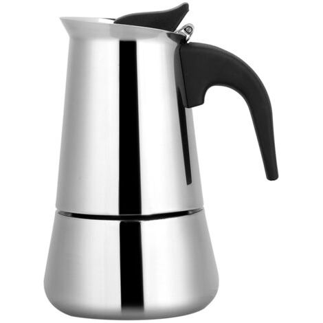 DEESSE SHOP-9 Tasses, Brikka, Pot de café Moka Portable en Acier Inoxydable Moka du Moka Pot Pot (100 ML) (1/5)