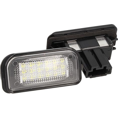 Kit Luci Targa Led Mercedes Benz W203 4D Sedan 18 Smd Bianco Canbus No Errore (1/3)
