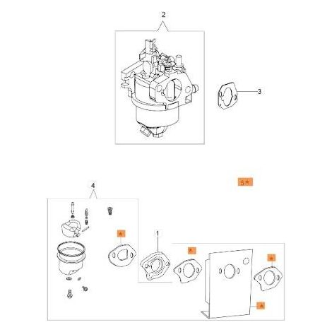 KIT DE JUNTAS EMAK ORIGINAL L66150245