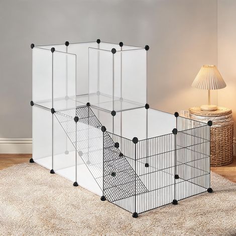 Cage pour rongeur preto en métal e Resina PP (1/5)