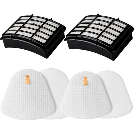 Lntyq Lot de 2 filtres Hepa et feutre de remplacement pour aspirateurs Shark Navigator Lift-Away ZU503AMZ NV350 NV351 NV352 NV355 NV356E NV357 NV360 NV370 NV391 UV440 UV490 UV500 UV540 UV541 UV550. Pi (1/5)