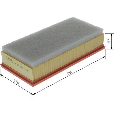 Cartouche de filtre à air, moteur - F026400100 - BOSCH (1/5)