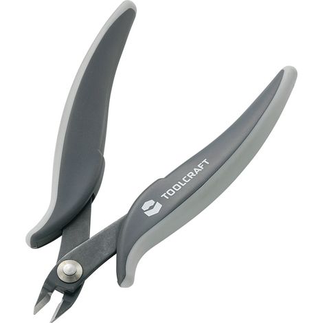 TOOLCRAFT 816744 Elektronik- u. Feinmechanik Seitenschneider ohne Facette 128 mm