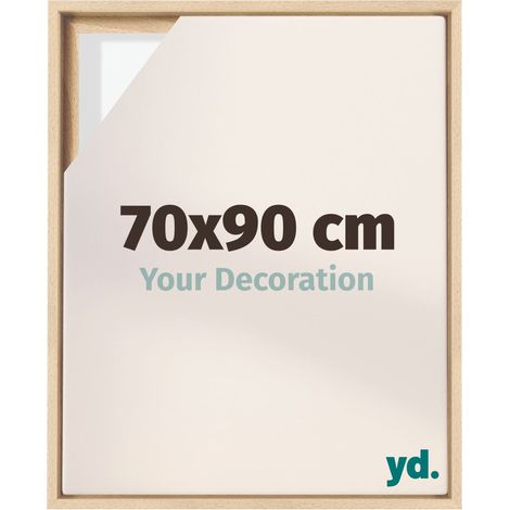 Your Decoration - Cadre flottant  - Hetre - Cadre en caisse américaine pour toile sur chassis - MDF - Lyon (1/5)