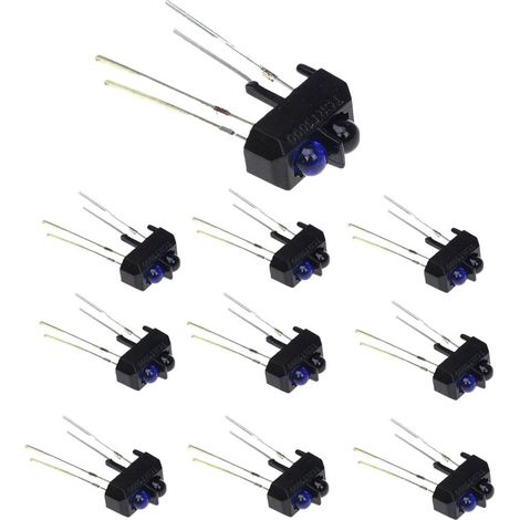 20pcs TCRT5000L TCRT5000 Photoelectric Sensors Reflective Optical Sensor Output Infrared Transistor 950mm 5V 3A for Smart Car Robot (1/5)