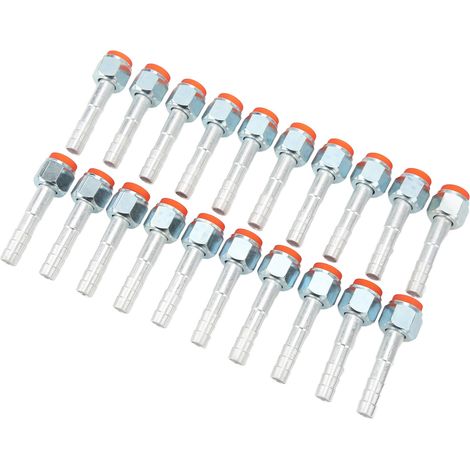 20 pièces raccord barbelé droit aluminium haute résistance universel pour climatisation camions voitures 1/2 pouce (1/5)