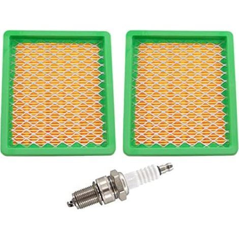 VURAHOME - Lot de 2 filtres à air avec bougie dallumage pour tondeuse Fuxtec FX-RM4639 FX-RM4639ECO FX-RM5196 FX-RM5196 eS FX-RM5196PRO FX-RM1855 FX-RM1860 FX-RM 5.5 5.0 (1/5)
