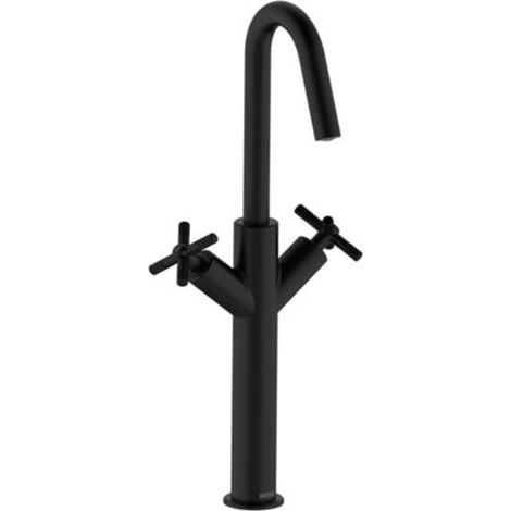 Bristan Cruzar Tall Basin Mixer Tap Deck Mounted - Black