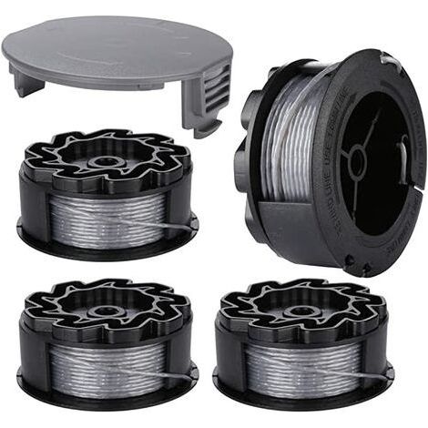 Rasenmäherspule, Φ1,6mm 6 m F016800570 für BOSCH Rasenmähermodelle: Universal GrassCut 18 / Universal GrassCut 18-26 / UniversalGrassCut 18-260, für Ersatzdreschköpfe, Zubehör