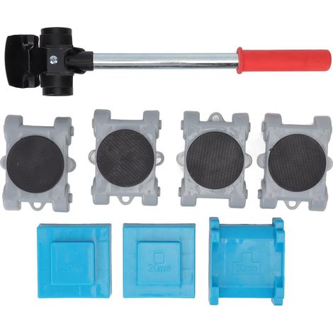 Kit Déplacement Meubles Lourds 8 Pièces Roulette Rotative 360° (1/5)