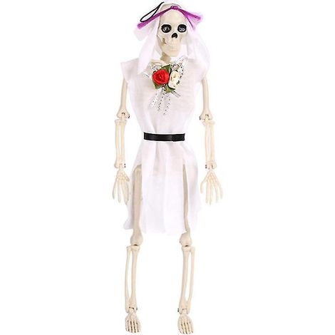 Stück Halloween-Braut-Skelett-Dekoration für Halloween-Dekorationen (1/3)