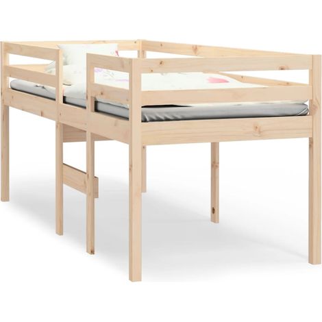 Maison Exclusive - Letto a Soppalco 90x190 cm in Legno Massello di Pino