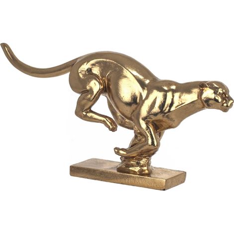 Signes Grimalt Figura figure Figura Jaguar con animali d'oro di base 21x8x46cm 25135 (1/3)