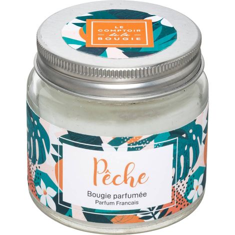 Candela parfumée à la pêche de 65 g – Atmosphera, Créateur d'Intérieur, Ambiance Fraîche et Agréable (1/3)