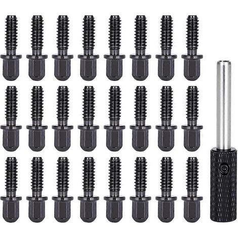 Kit de 48 vis hexagonales métalliques M3x8 mm avec tournevis pour voitures RC crawler 1/10 et 1/8 Axial SCX10 et TRAXXAS TRX4 (pièces de rechange). (1/5)