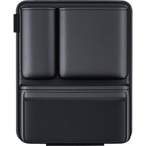 Organiseur de coffre de voiture en cuir imperméable - Solution de rangement pour le shopping quotidien, les longs voyages et les activités de plein air - Sac de rangement pour les longs (1/5)