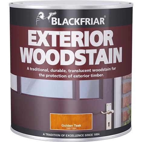 Blackfriar BF0010002D1 Traditional Exterior Woodstain Nut Brown 1 litre BKFTEWSNB1L