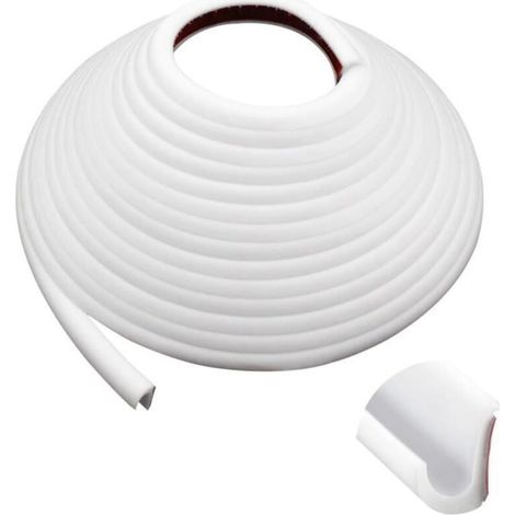Gouttière Camping Car - 10 M de Bande de Caoutchouc Pour Gouttières - Bande de Protection en PVC - Déflecteur d\'eau de pluie(blanc) (1/4)
