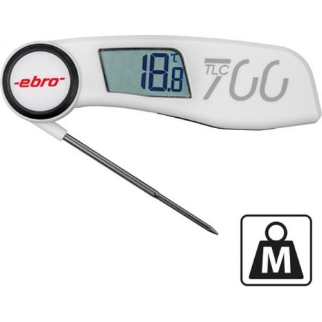 Thermomètre à sonde pliable et étanche - De -30°C à 220°C - Ebro