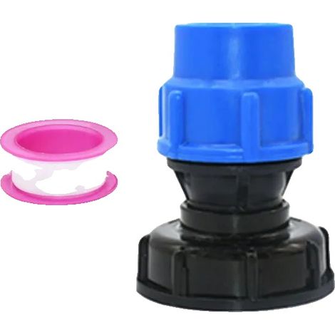 IBC Tankadapter, PE Rohrverbinder, Schnelle Installation, 32MM-A (1/2)