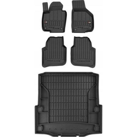 SET alfombrillas goma 3D Skoda Superb 2 Sedan 2008-2015 kz (1/5)