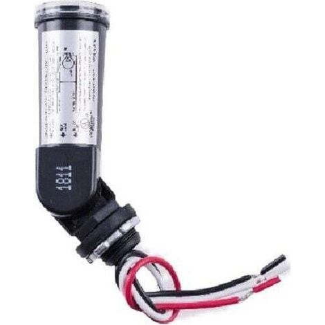 Interruptor fotoeléctrico de 120 V 50/60 Hz con fotocélula para uso exterior, interruptor de control de luz fotoeléctrico