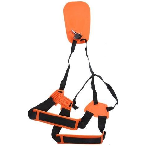 Sangle de harnais réglable pour sécateur de jardin Sangle rembourrée à double épaule pour tondeuse à gazon (1/5)