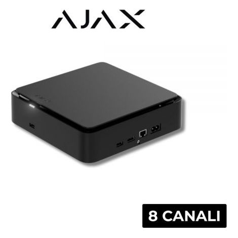 AJAX NVR HAC (8 CANALI) HD con  HDMI BIANCO / NERO - 134500 - 134499 NVR 8 CANALI NERO - 134499
