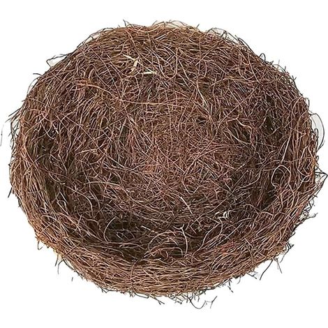 Nid D Oiseau Artificiel - En Vigne Séchée - Pour Décoration Intérieure Extérieure - DIY Terrarium Jardin Patio Mariage Pâques - 1 Pièce (1/5)